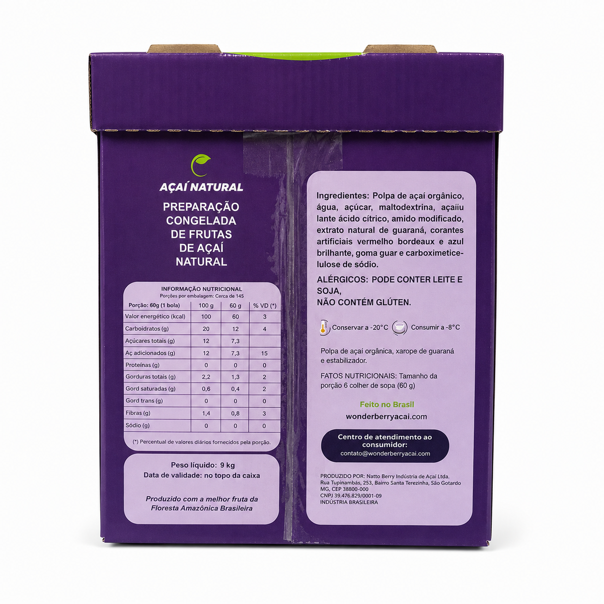 Brazilian Açaí Traditional – 10 L | Wonderberry