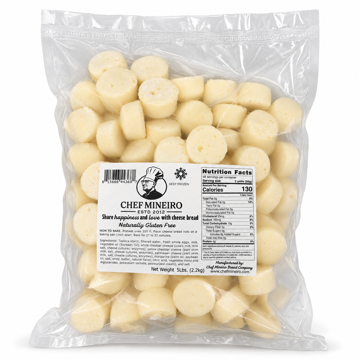 Brazilian Cheese Bread – 10 lb | Chef Mineiro